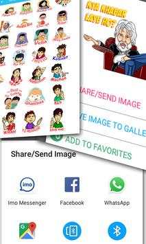 Desi Talking Stickers for all Messengers screenshot 2