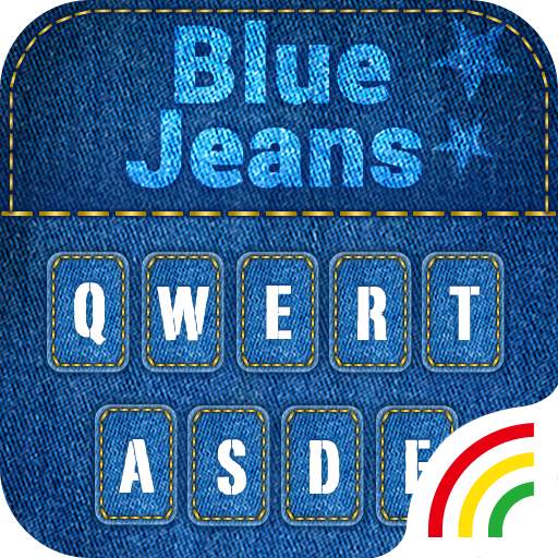 Blue Jeans Keyboard Theme - Emoji & Gif 3.0.0