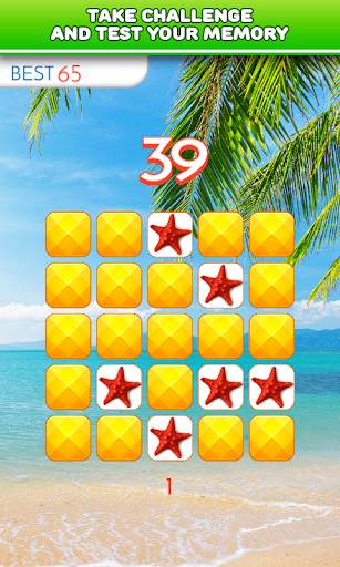 Brain game - Memory training - Beach screenshot 3