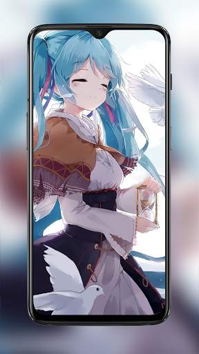 Hatsune Miku Anime Live Wallpapers Collection screenshot 4