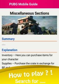 Guide for PUBG Mobile : Tips And Strategy screenshot 4
