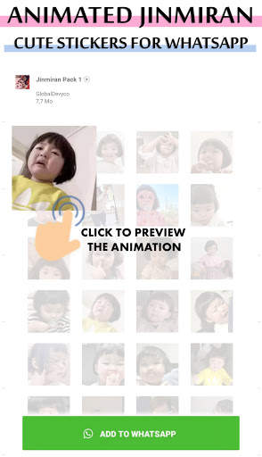 Animated Jin Miran Stickers for WhatsApp 2021 screenshot 5