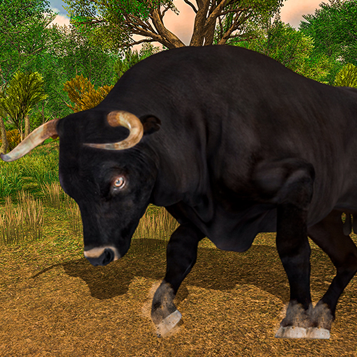 wild angry bull attack simulator आइकन
