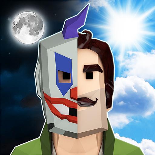 Scary Clown Man Neighbor icon
