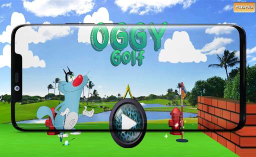 Oggy Golf Game screenshot 1