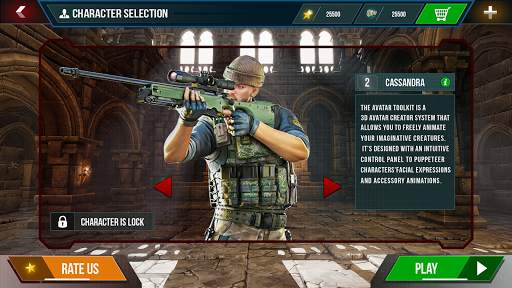 Sniper Battleground Survival: Fire Free Shooting screenshot 2
