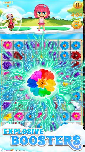 flowers blast super - flower games screenshot 1