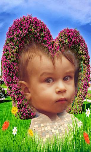Beautiful Garden Photo Set Karne Wala Frame App screenshot 1