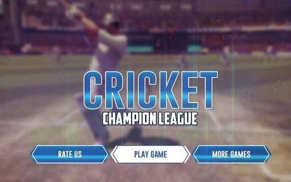 Cricket Champion League - New Cricket Game screenshot 1