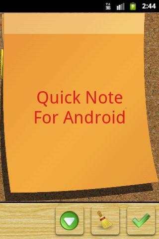 Quick Note sticky note widget screenshot 1