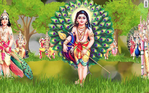 4D Lord Murugan Live Wallpaper screenshot 2