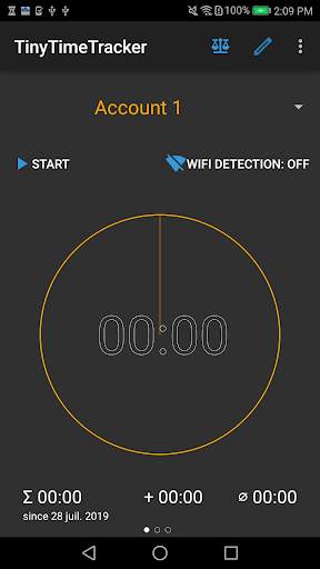 Work Time Tracker screenshot 1