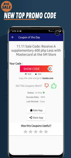 Coupons For Lazada & promo codes screenshot 4
