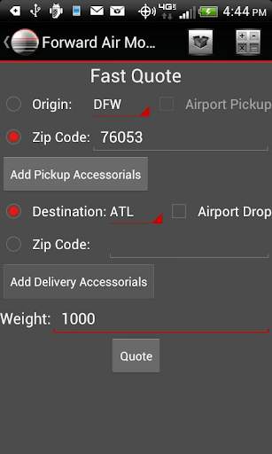 Forward Air Mobile screenshot 4