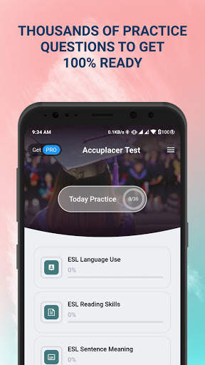 COLLEGE BOARD ACCUPLACER STUDY APP screenshot 1