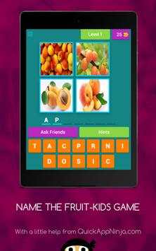 Name The Fruit - Kids Funny Game screenshot 8