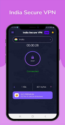 India Secure VPN– Fast, Secure - Free - VPN 2021 screenshot 1
