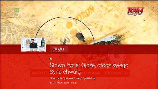 Trwam TV na Android TV screenshot 2