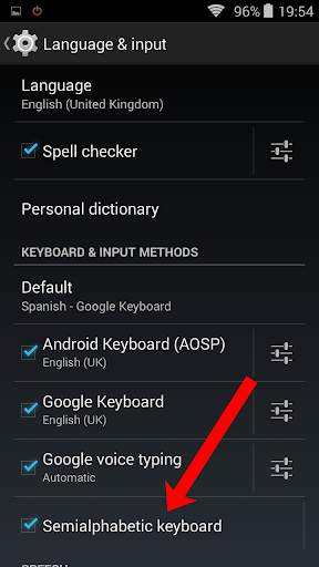 Fast Semi Alphabetical Keyboard to type faster now screenshot 4