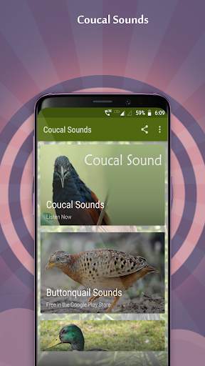 Coucal Sounds screenshot 1