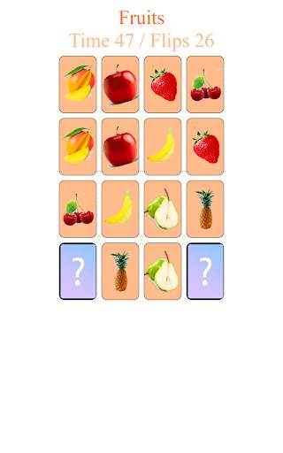 Memory Game - Fruits screenshot 7