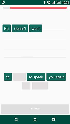English tenses practice screenshot 7