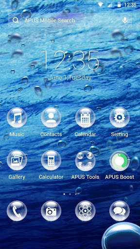 Gocce-APUS Launcher screenshot 1