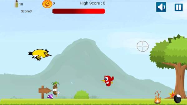 Jungle Run : Bird Attack screenshot 1
