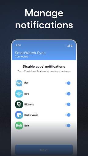 SmartWatch & BT Sync Watch App screenshot 12