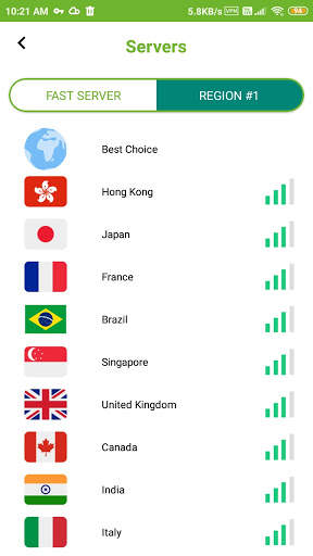 ONE VPN - Free Unlimited Secure VPN screenshot 5