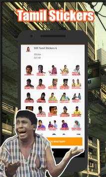 500  Tamil Stickers for WhatsApp - WAStickerApp screenshot 2