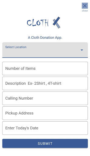 Cloth X - A Cloth Donation App screenshot 6