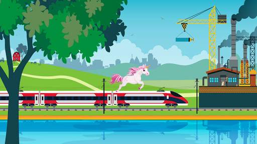 Princess Unicorn Running Game screenshot 2