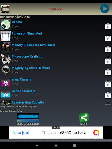 Hantu pendeteksi simulator screenshot 10