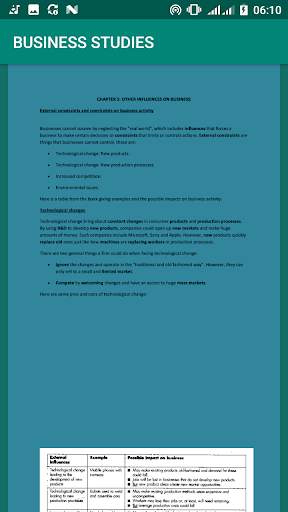IGCSE Business Studies Notes скриншот 4