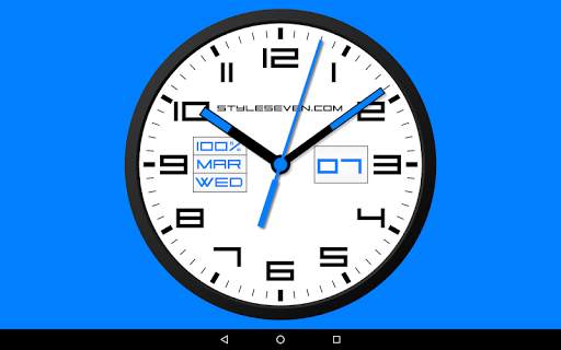 Square Analog Clock-7 screenshot 8