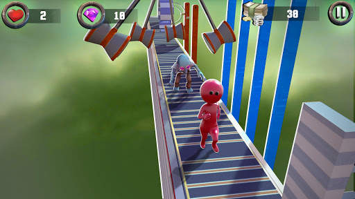 Zombie Lari senang : Menghancurkan 3d manusia screenshot 1