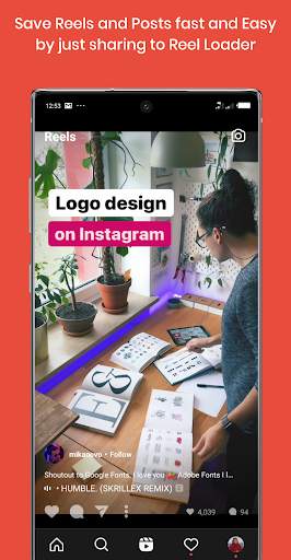 Reels Loader - Downloader for Instagram Reel screenshot 1
