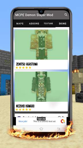 MCPE Demon Slayer Mod screenshot 4