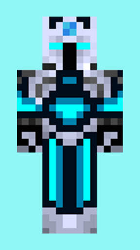Frost Diamond Minecraft Skin screenshot 2