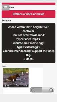 W3Schools HTML Tags(Offline) screenshot 4