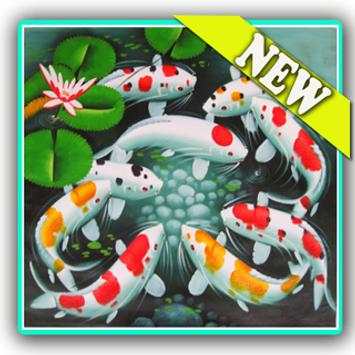 tema 3d ikan koi screenshot 4