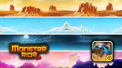 Monster Ride HD - Free Games screenshot 2