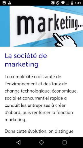 Cours de marketing screenshot 3