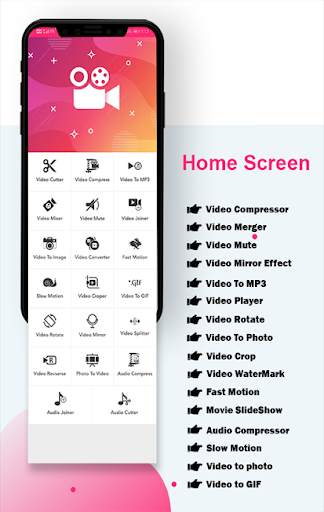 Video Editor - crop, Filter and Add Music screenshot 1