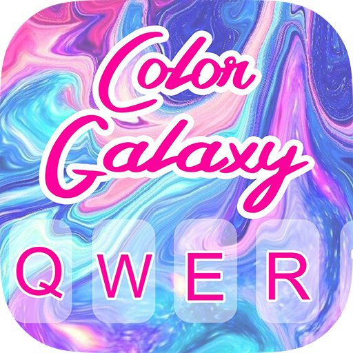 Color Galaxy Emoji Keyboard Theme icon