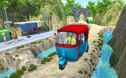 Tuk Tuk Simulator Transport Driver 3D screenshot 1