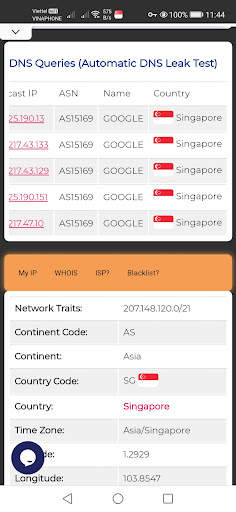 Singapore VPN - Singapura IP screenshot 2