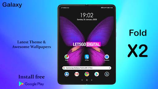 Samsung Fold X2 Launcher 2020: Themes & Wallpapers screenshot 1