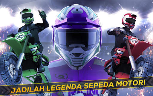 Real Sepeda Motor Cross: Balap screenshot 13